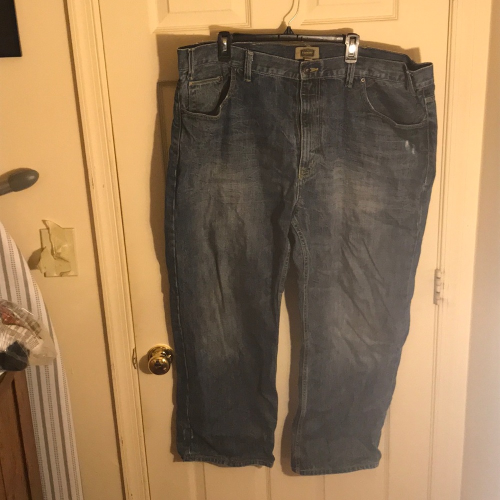 Foundry Distressed Denim Men’s Jeans 46x30